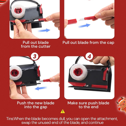 Envuelvo – Cortadora profesional para papel de regalo y embalaje rápido.